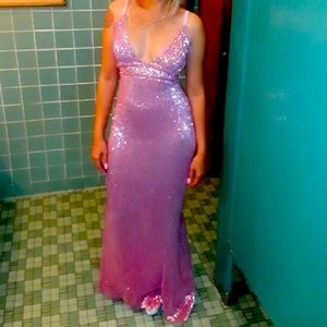 Full sequence mermaid dress comfortable and elegant